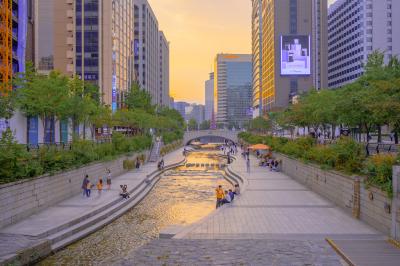 Cheonggye Plaza, Seoul.